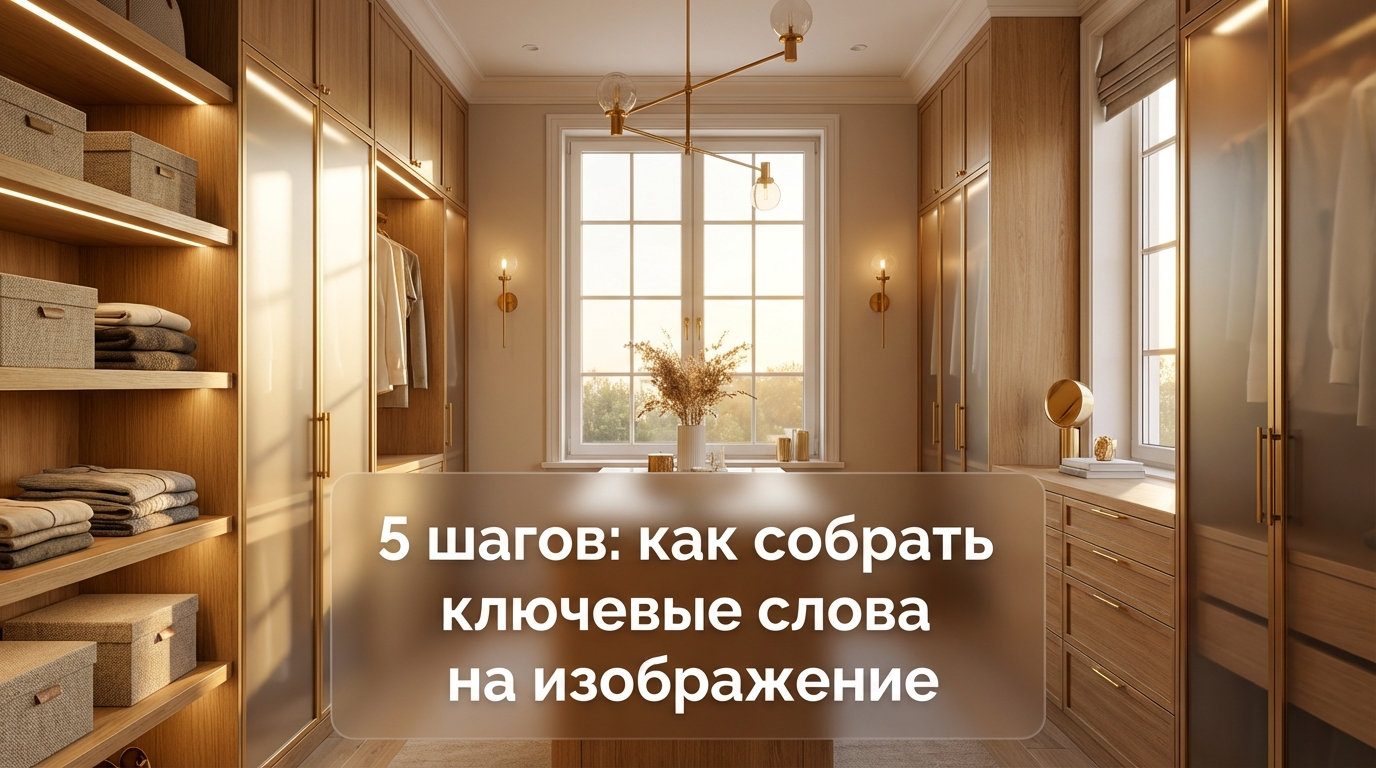 Инфографика: как найти целевые фразы для сайта за 5 шагов