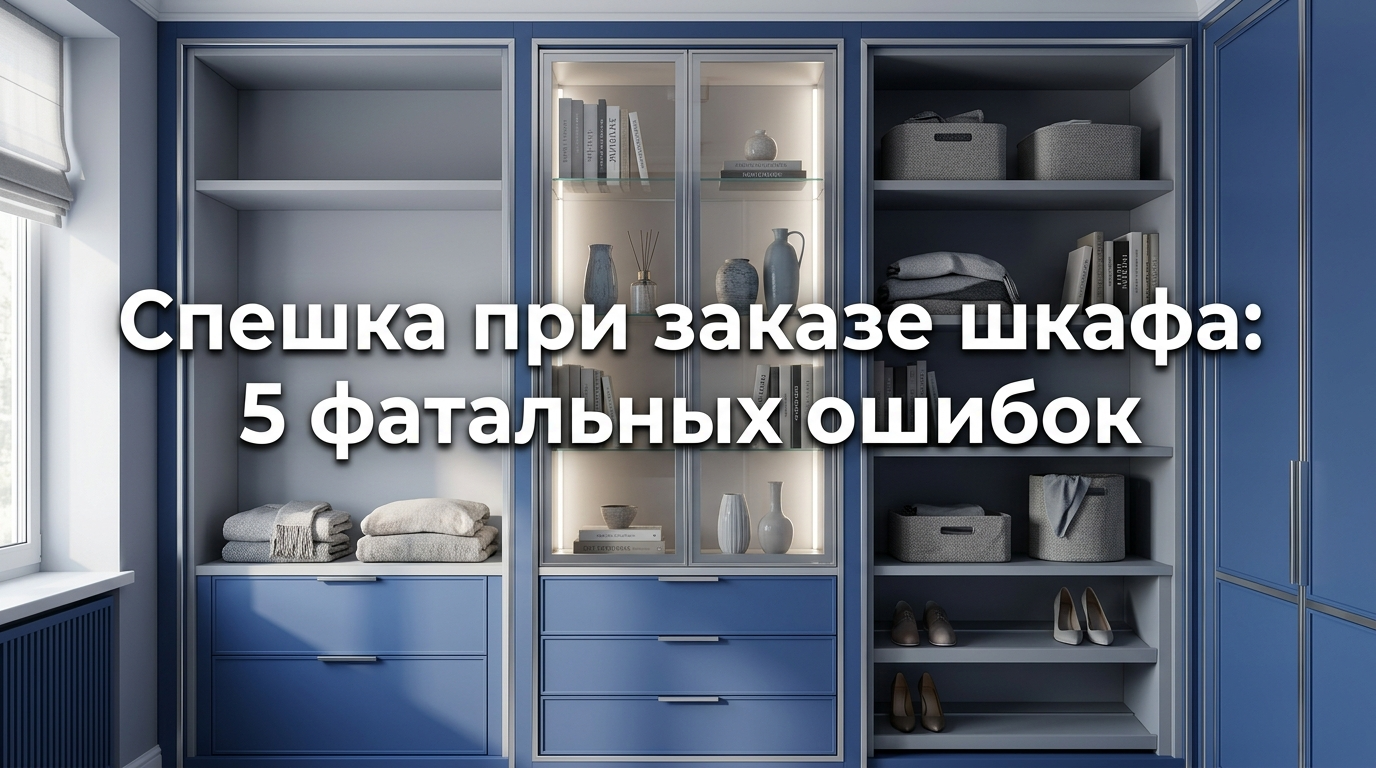 Схема и чертеж встроенного шкафа с тщательной проработкой узлов
