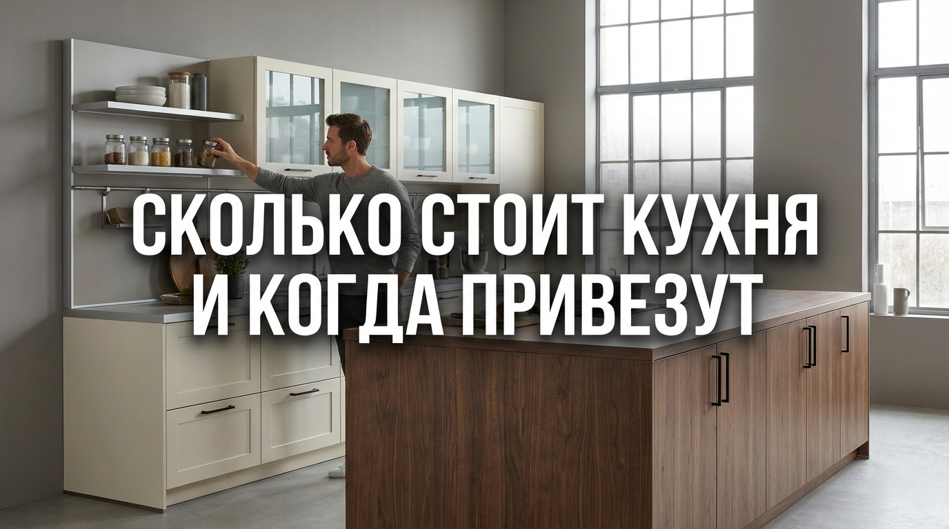 Мебельное производство кухни под заказ с материалами и чертежами