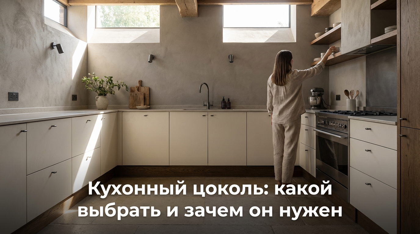 Разновидности кухонных цоколей для защиты нижней части гарнитура