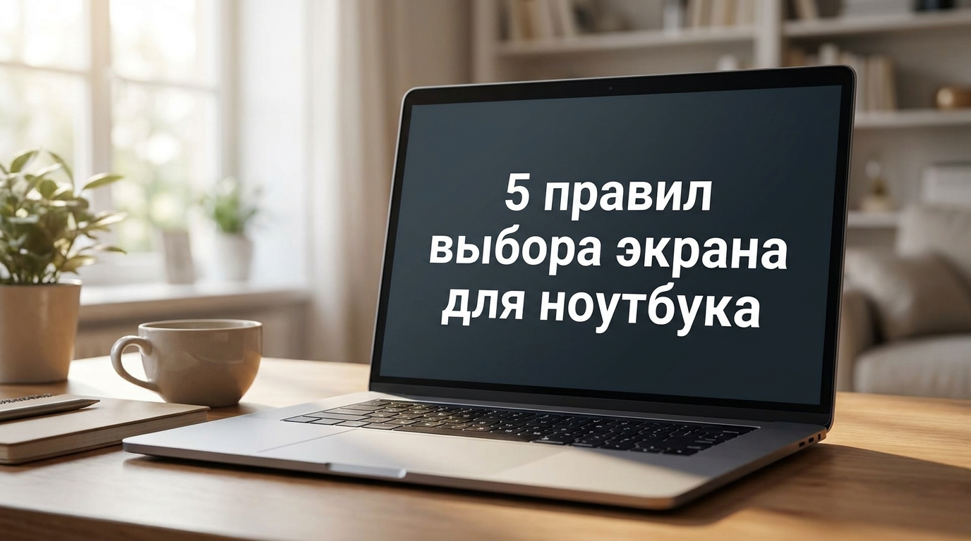 5 главных правил при выборе экрана ноутбука