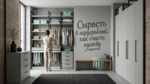 Система вентиляции в гардеробной для защиты одежды от сырости и плесени
