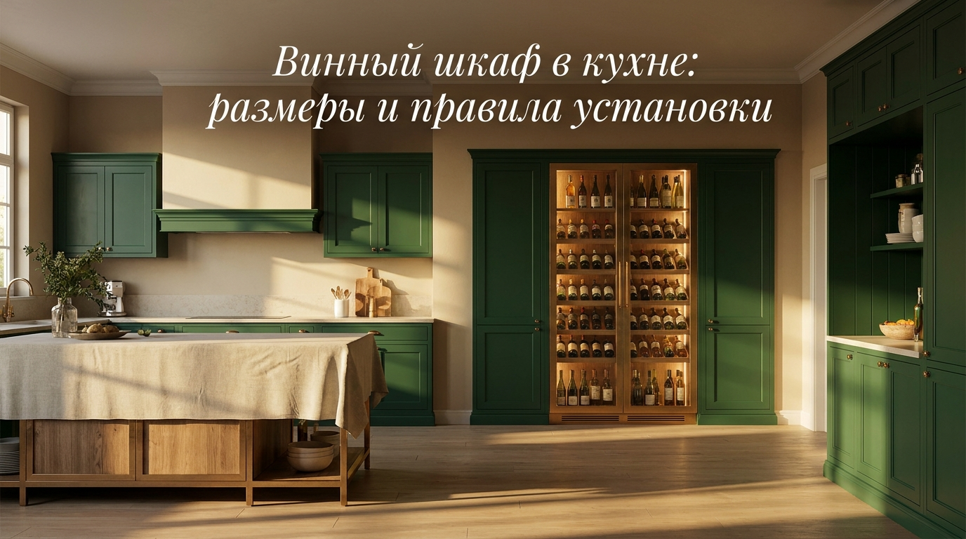 Встраиваемый винный шкаф под столешницу размеры и зазоры для встраивания